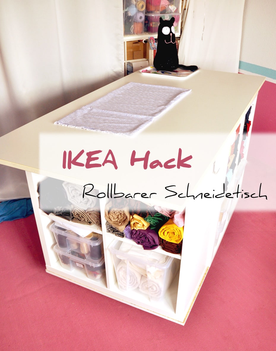 Ikea Kallax Hack Schneidetisch Deluxe Schwatz Katz