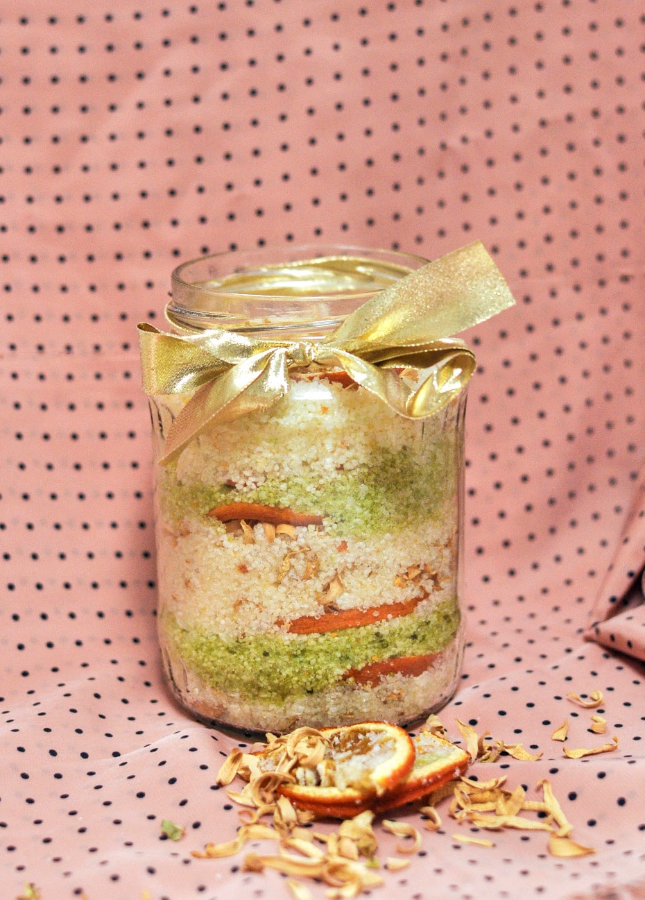 Orange Blossom Badesalz mit getrockneten Früchten | Schwatz Katz