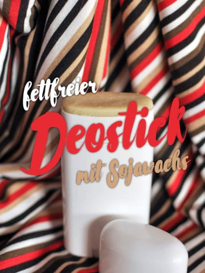 Fettfreier Deostick aus Sojawachs | Schwatz Katz
