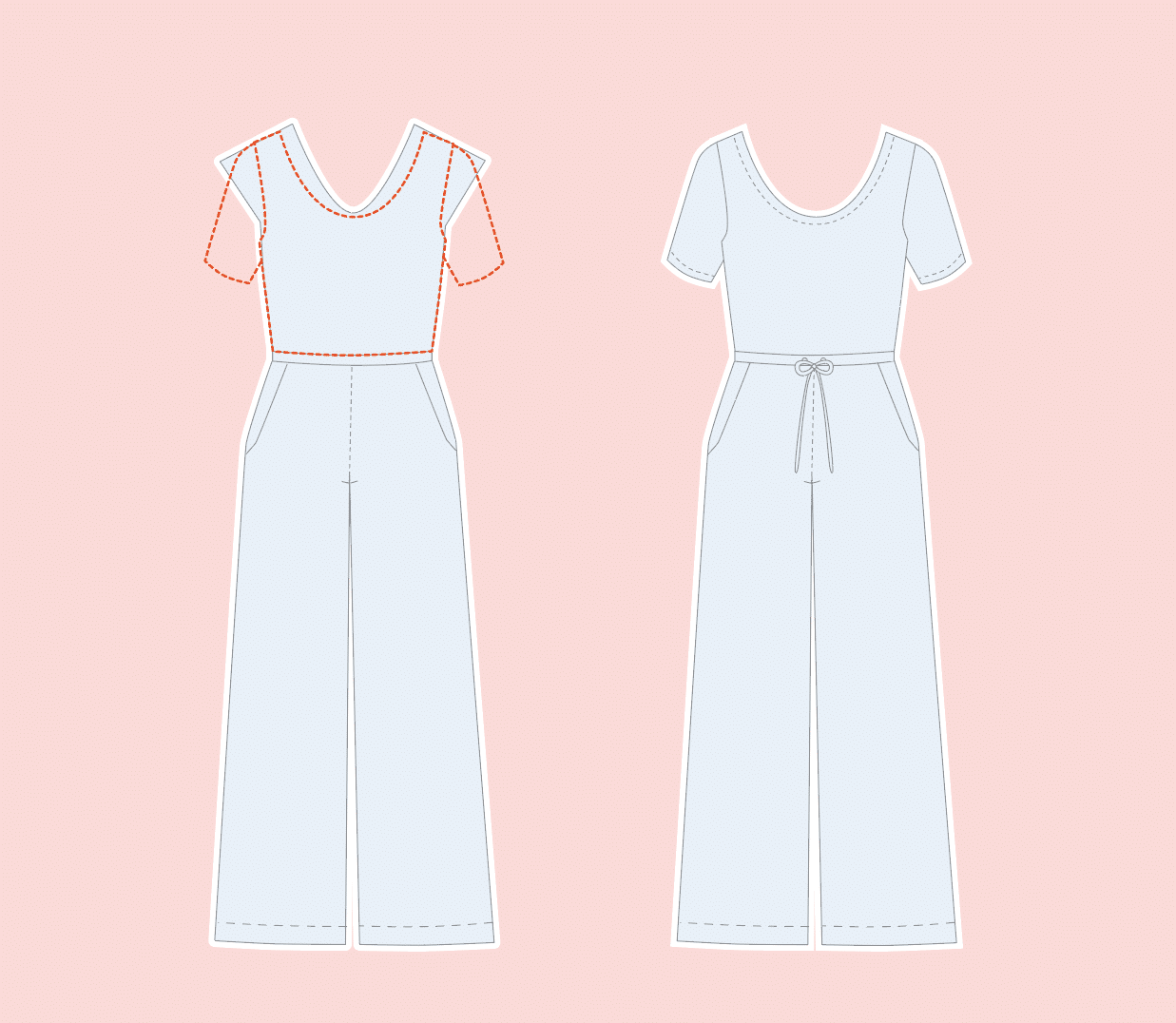 Sallie Jumpsuit von Closet Case Files | Schwatz Katz