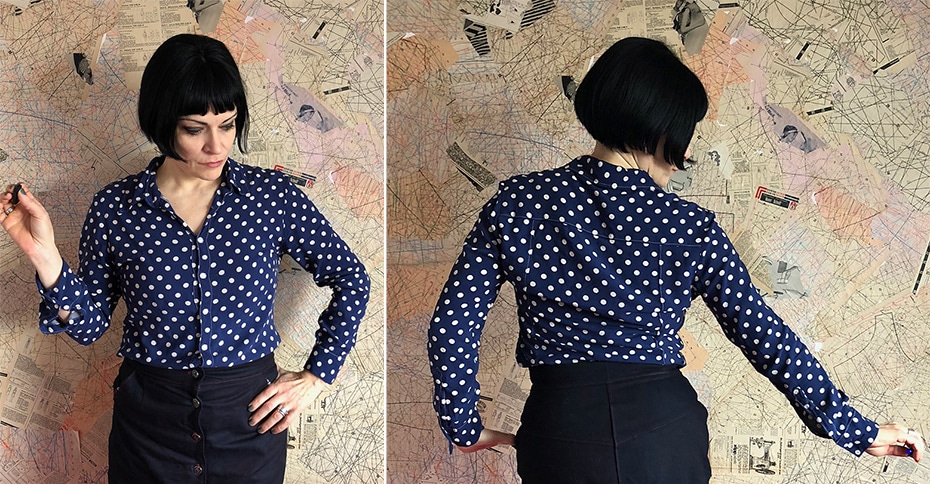 Neue Frisur & Seamwork Leonora, ein Lieblingsrock | Schwatz Katz