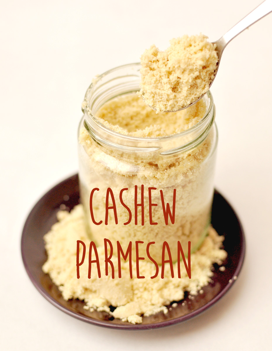 Cashew-Parmesan, vegan und so schrecklich lecker!