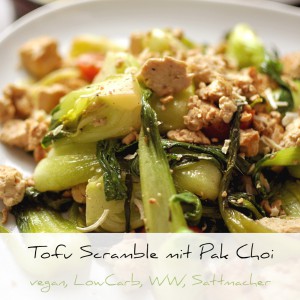 Tofu Scramble mit Pak Choi | Vegan, LC, WW