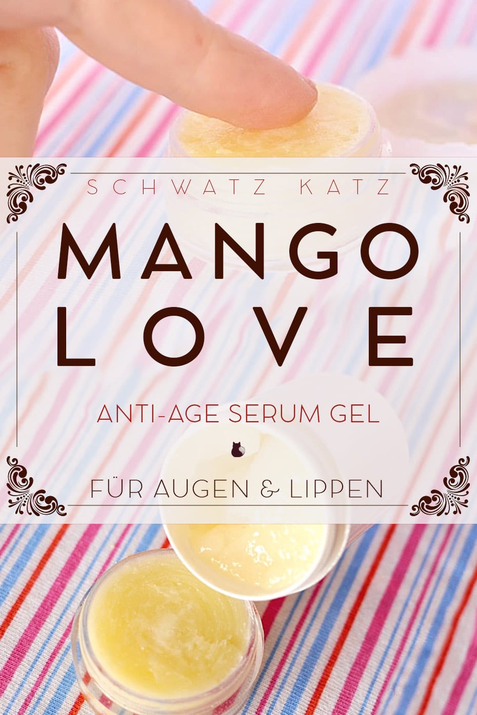 Anti Age Serum Gel und Lippenpflege mit Mangobutter | Schwatz Katz