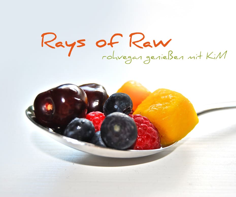 Rohvegan genießen mit Rays of Raw