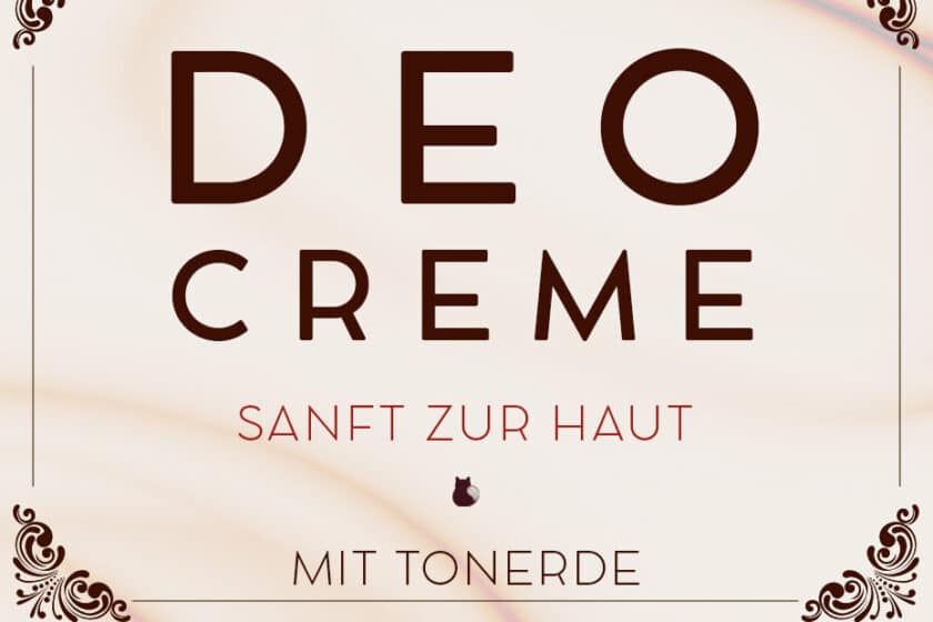 Milde Deocreme mit Tonerde | Schwatz Katz
