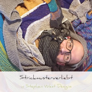Strickmusterverliebt in Stephen West Designs | Schwatz Katz