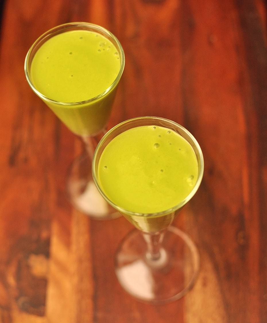 Green Shot oder Hallo Wach-Cocktail Smoothie | Schwatz Katz