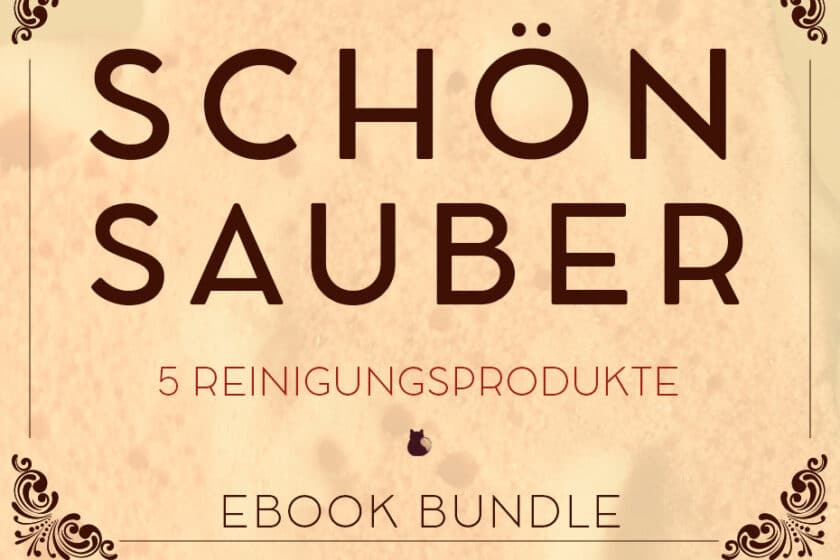 »Schön Sauber« Bundle – 5 Rezepte für Körperreinigungsprodukte | Schwatz Katz