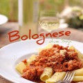 Vegane Bolognese ohne Soja über Pasta | Schwatz Katz