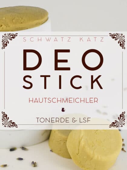 Deostick mit Tonerde und leichtem LSF | Schwatz Katz