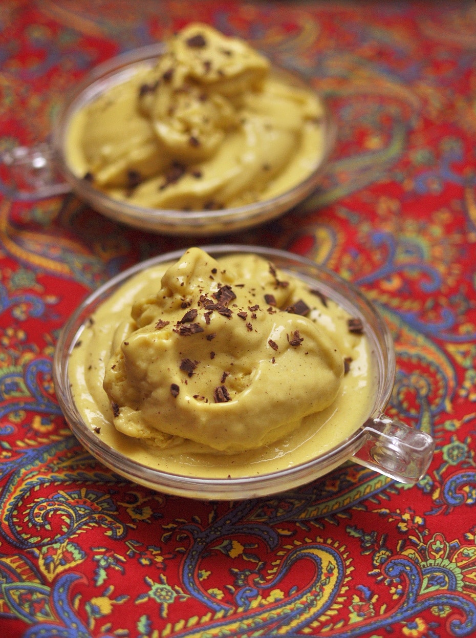 Mango-Kokos Eiscreme mit Vanille | Schwatz Katz