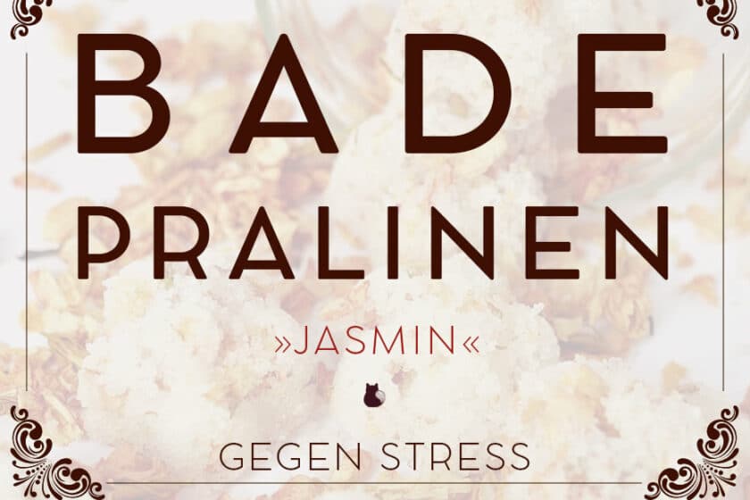 »Jasmin« Badepralinen gegen Stress und Hektik | Schwatz Katz