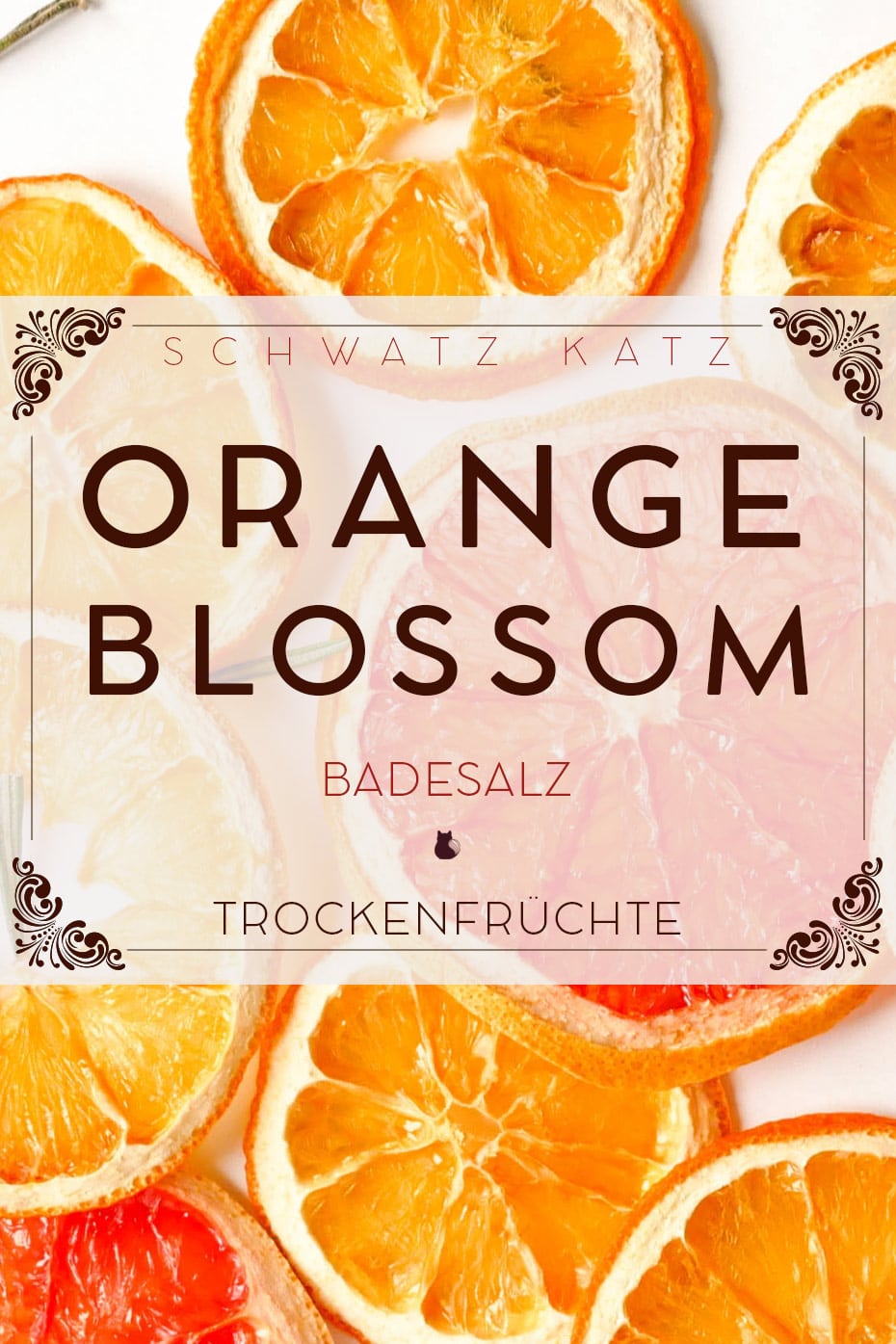 Orange Blossom Badesalz mit getrockneten Früchten | Schwatz Katz