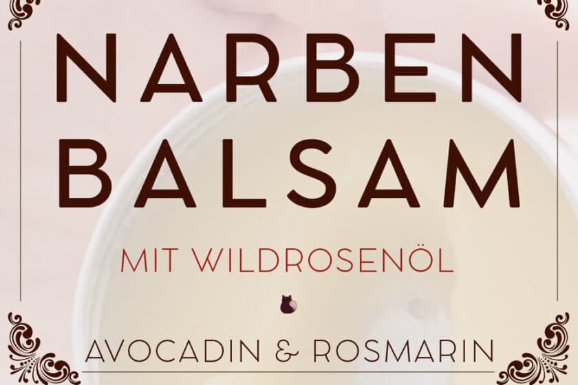 Narbenbalsam mit Wildrosenöl und Rosmarin | Schwatz Katz