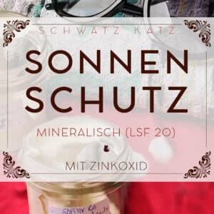 Mineralischer Sonnenschutz als Whip, LSF 20 | Schwatz Katz
