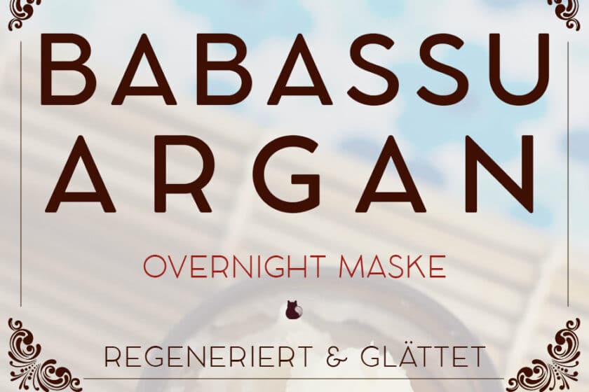 Glättende Babassu-Argan Maske | Schwatz Katz