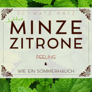Sommerhauch Minze Zitrone Peeling | Schwatz Katz