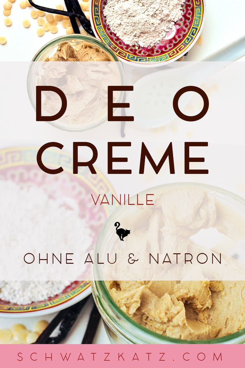 Vanille Creme Deo ohne Aluminium oder Natron | Schwatz Katz