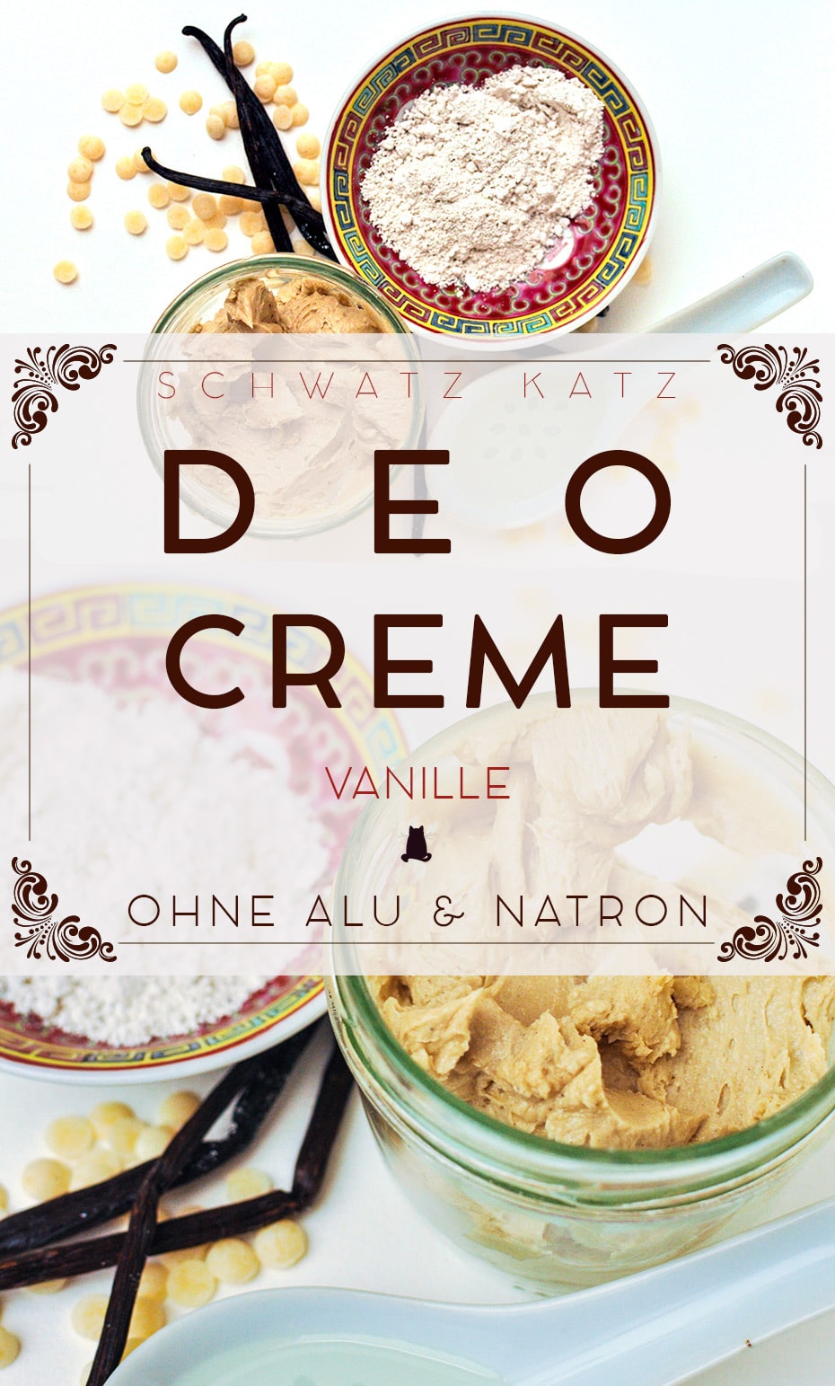 Alufreies Vanille Creme Deo ohne Natron | Schwatz Katz