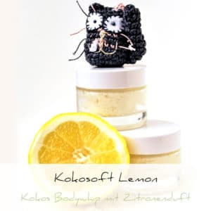 »Kokosoft Lemon« Kokos Bodywhip mit Zitronenduft | Schwatz Katz