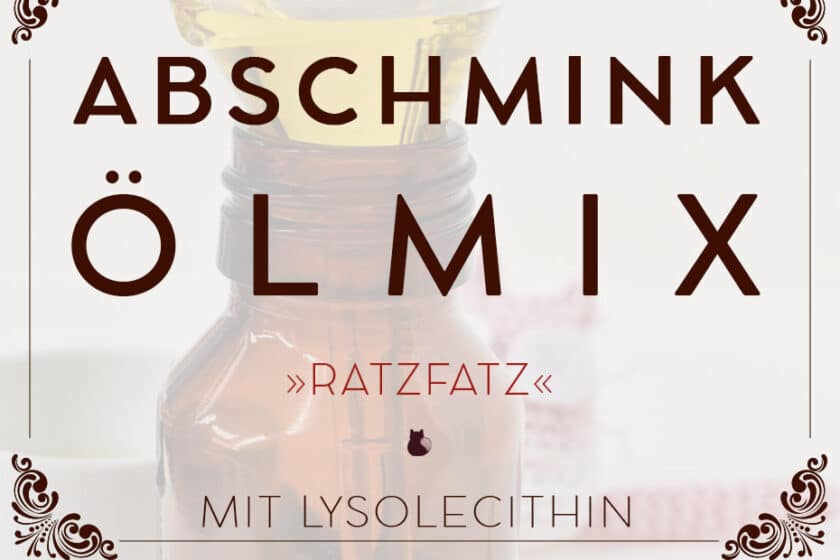 »Ratzfatz« Abschminköl mit Lysolecithin | Schwatz Katz