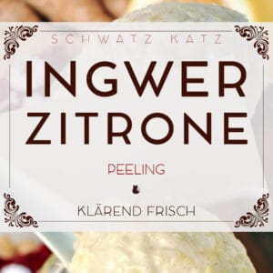 Klärend mildes Ingwer-Zucker Peeling selber machen / Schwatz Katz