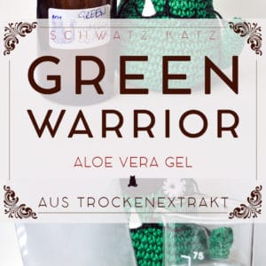 »Green Warrior« Aloe Vera Gel aus Aloe Vera Extrakt | Schwatz Katz