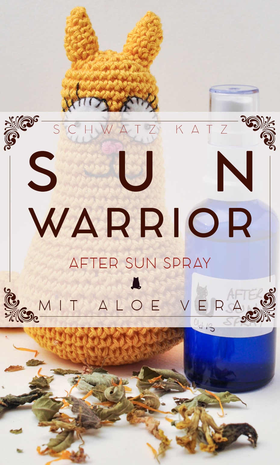 »Sun Warrior« After Sun Bodyspray | Schwatz Katz