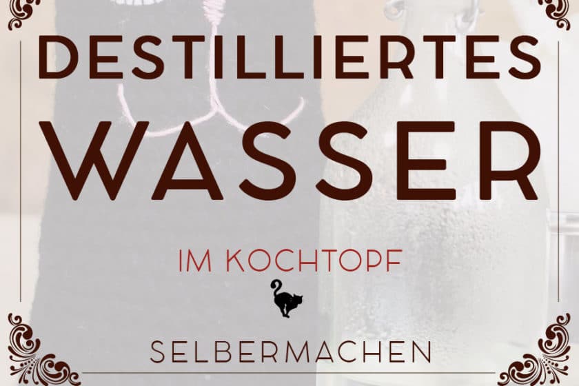 Destilliertes Wasser selbermachen im Kochtopf | Schwatz Katz