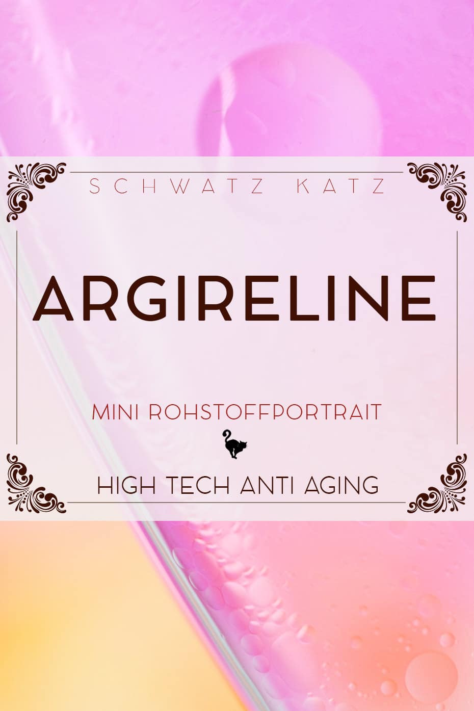 Argireline Mini Rohstoffportrait von Schwatz Katz