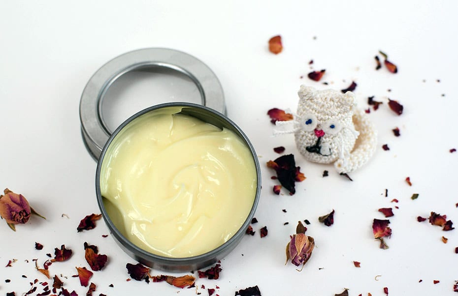 Vegane Cold Cream klassisch aus Rosenwasser und Olivenöl | Schwatz Katz