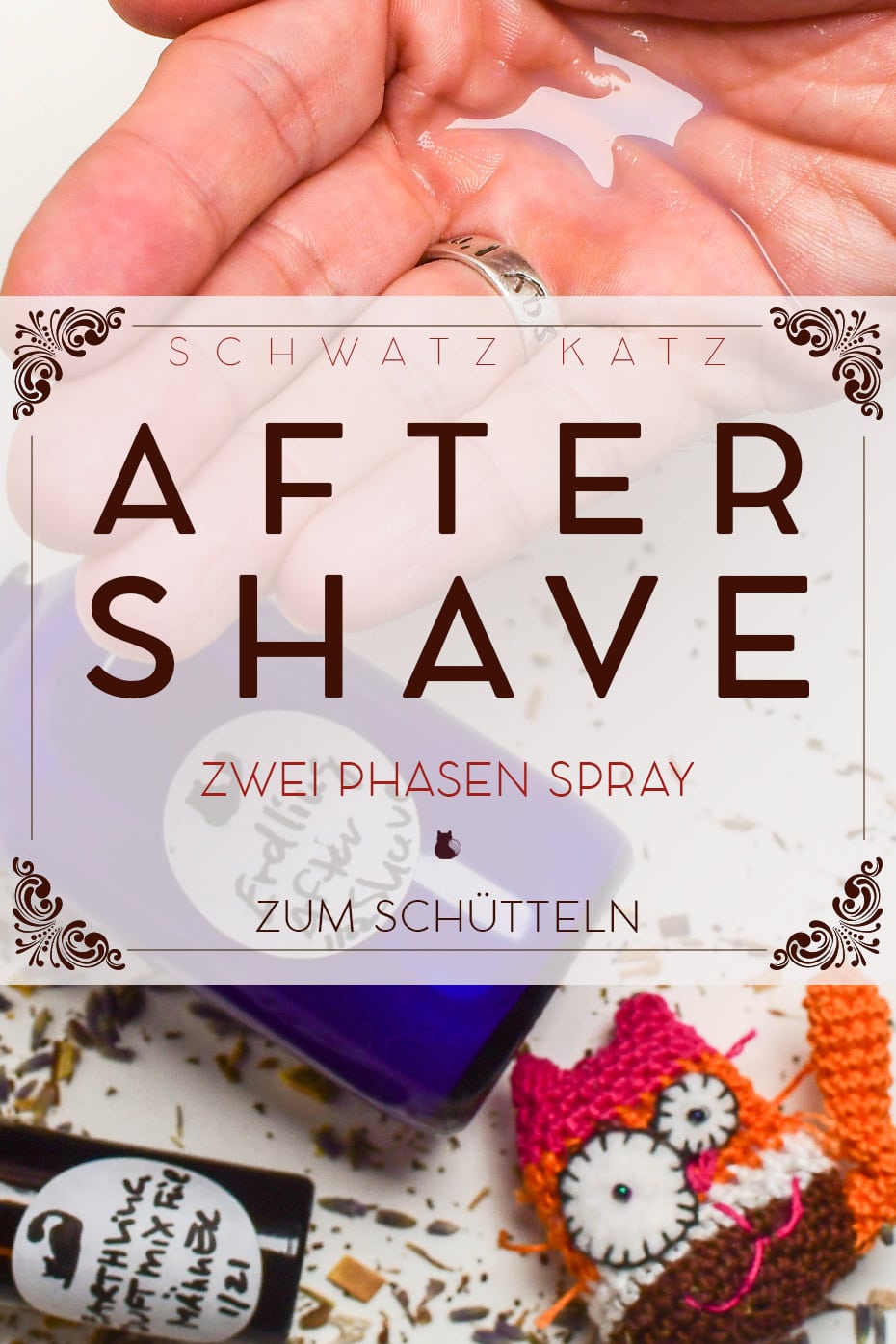 Zwei Phasen After Shave zum Schütteln | Schwatz Katz