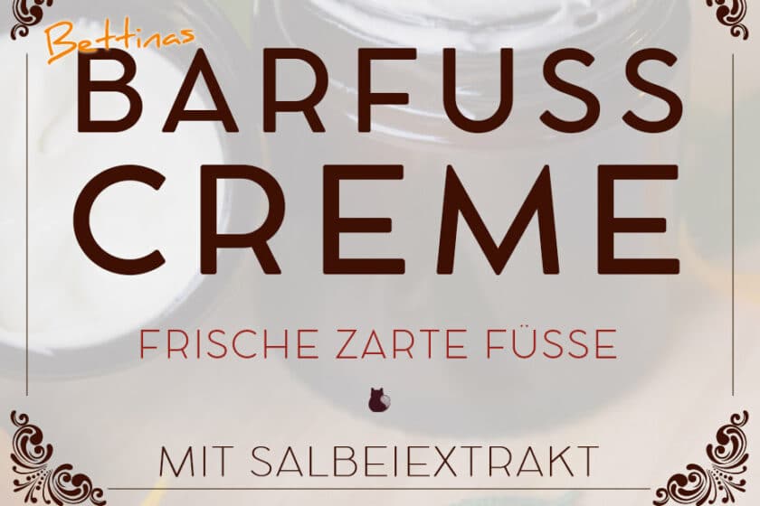 Barfuß Creme im Cold-Cream-Style für frische und zarte Frühlingsfüße