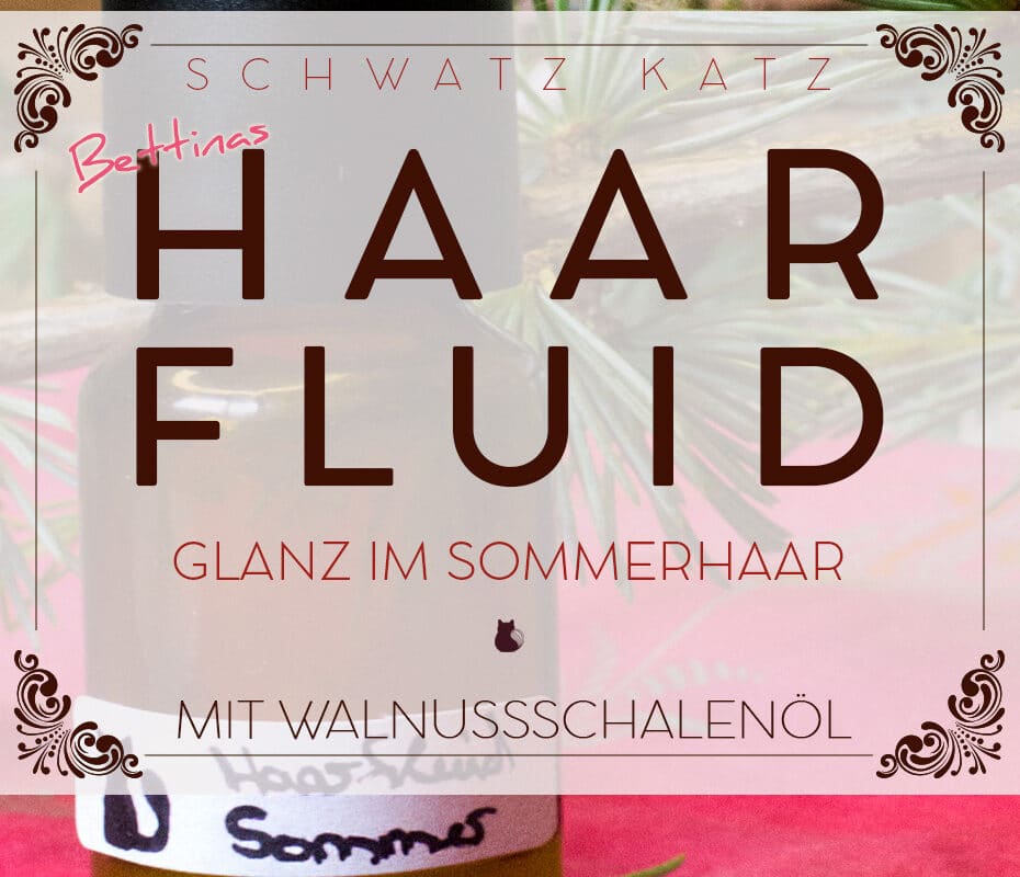 Leave-In Haarfluid für strapaziertes Sommerhaar | Schwatz Katz