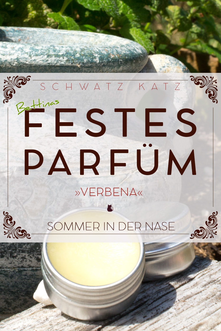 Festes Sommerparfüm »Verbena« mit frischer Duftmischung | Schwatz Katz