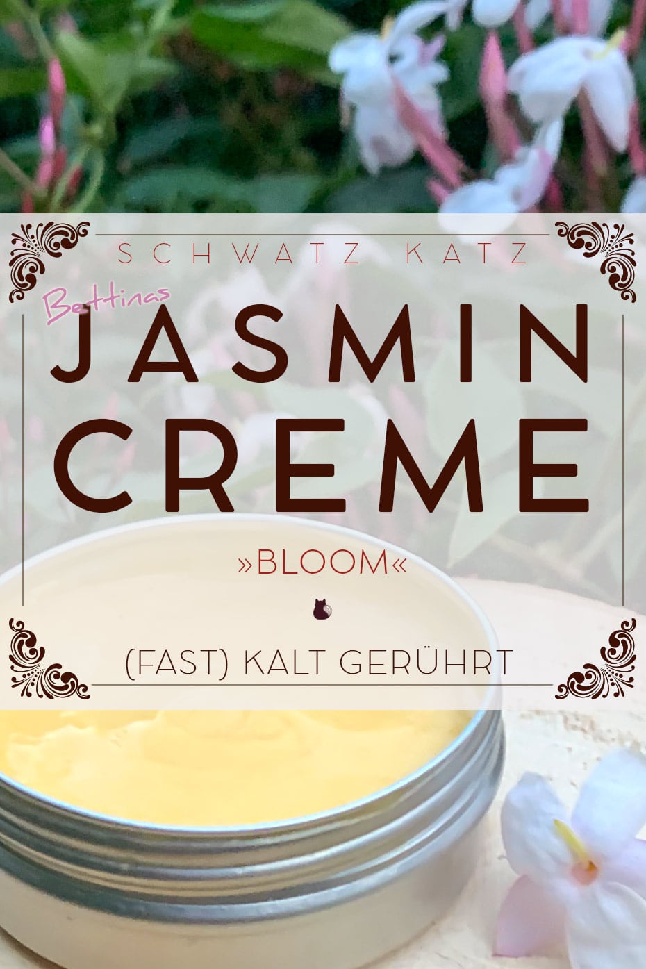 Neue Jasmincreme »Bloom« für das Gesicht, (fast) kalt gerührt | Schwatz Katz