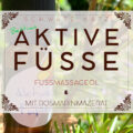 Massageöl »Frühlingsenergie« für aktive Füße mit Rosmarinmazerat | Schwatz Katz
