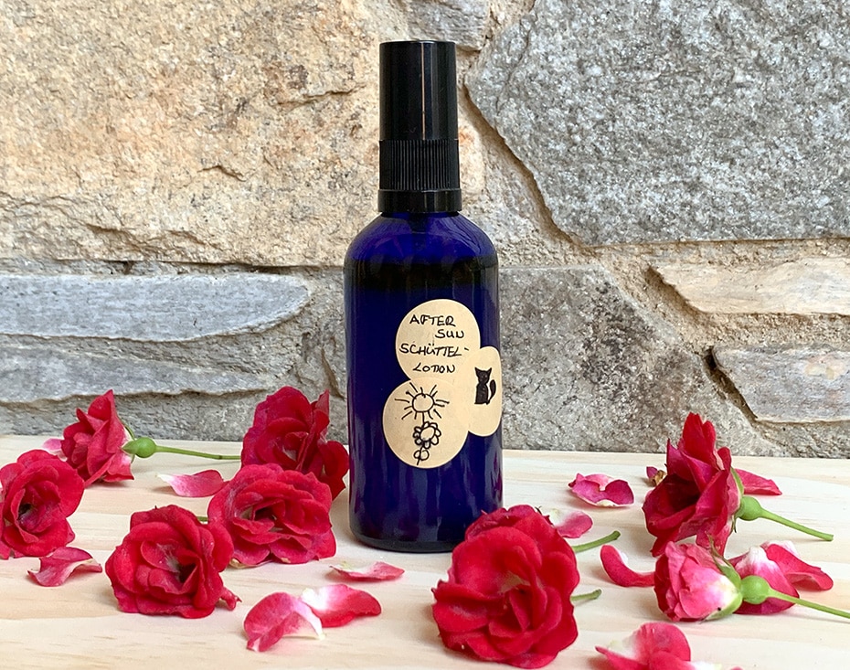 Aftersun Schüttelotion – Erfrischung für deine sonnengeplagte Haut | Schwatz Katz