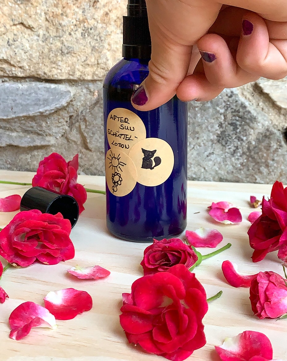 Aftersun Schüttelotion – Erfrischung für deine sonnengeplagte Haut | Schwatz Katz