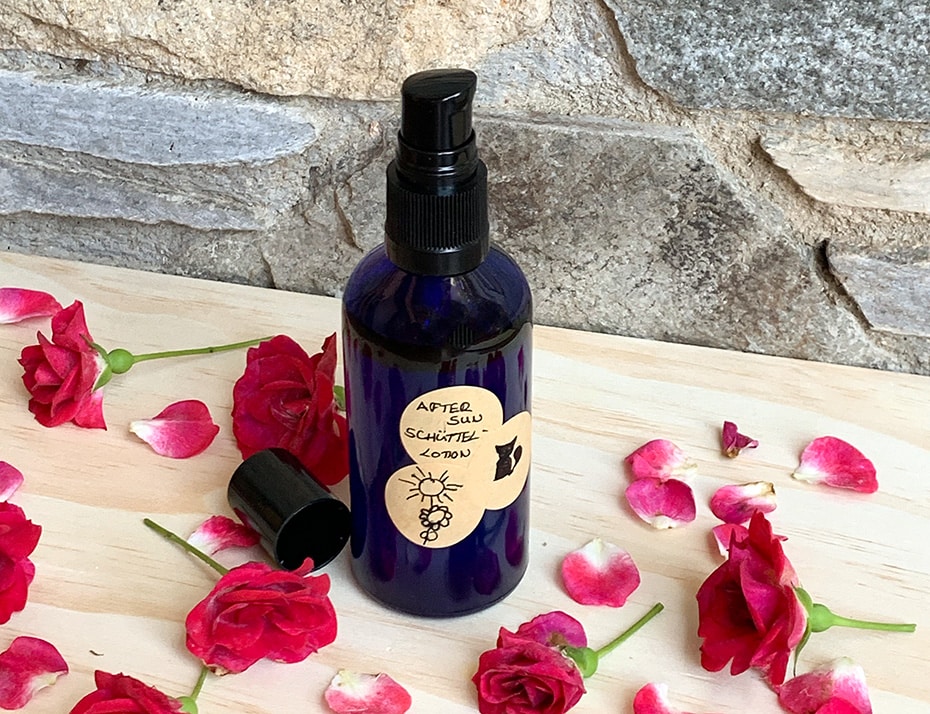 Aftersun Schüttelotion – Erfrischung für deine sonnengeplagte Haut | Schwatz Katz