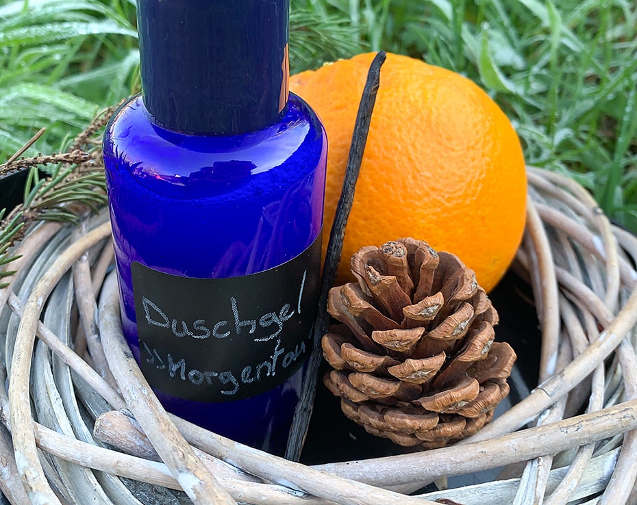 Duschgel »Morgentau« für einen frisch-wohligen Start ins neue Jahr | Schwatz Katz