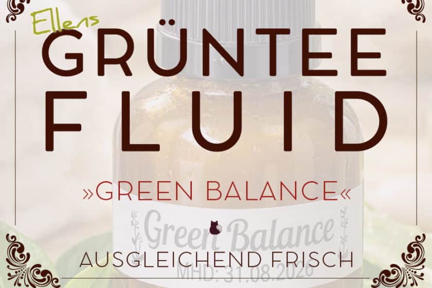 Ellens Grüntee Fluid »Green Balance« mit seidigem Touch | Schwatz Katz